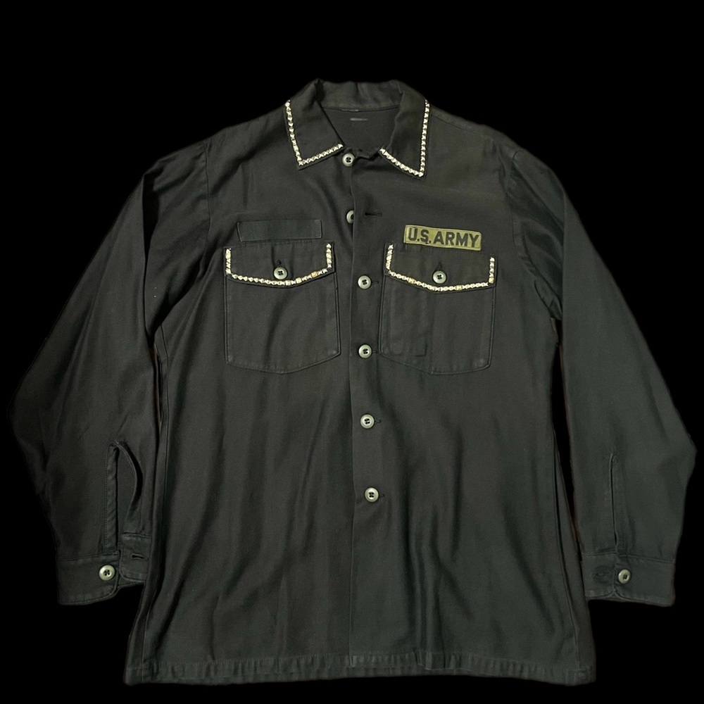 Zac Vargas Army Button Up